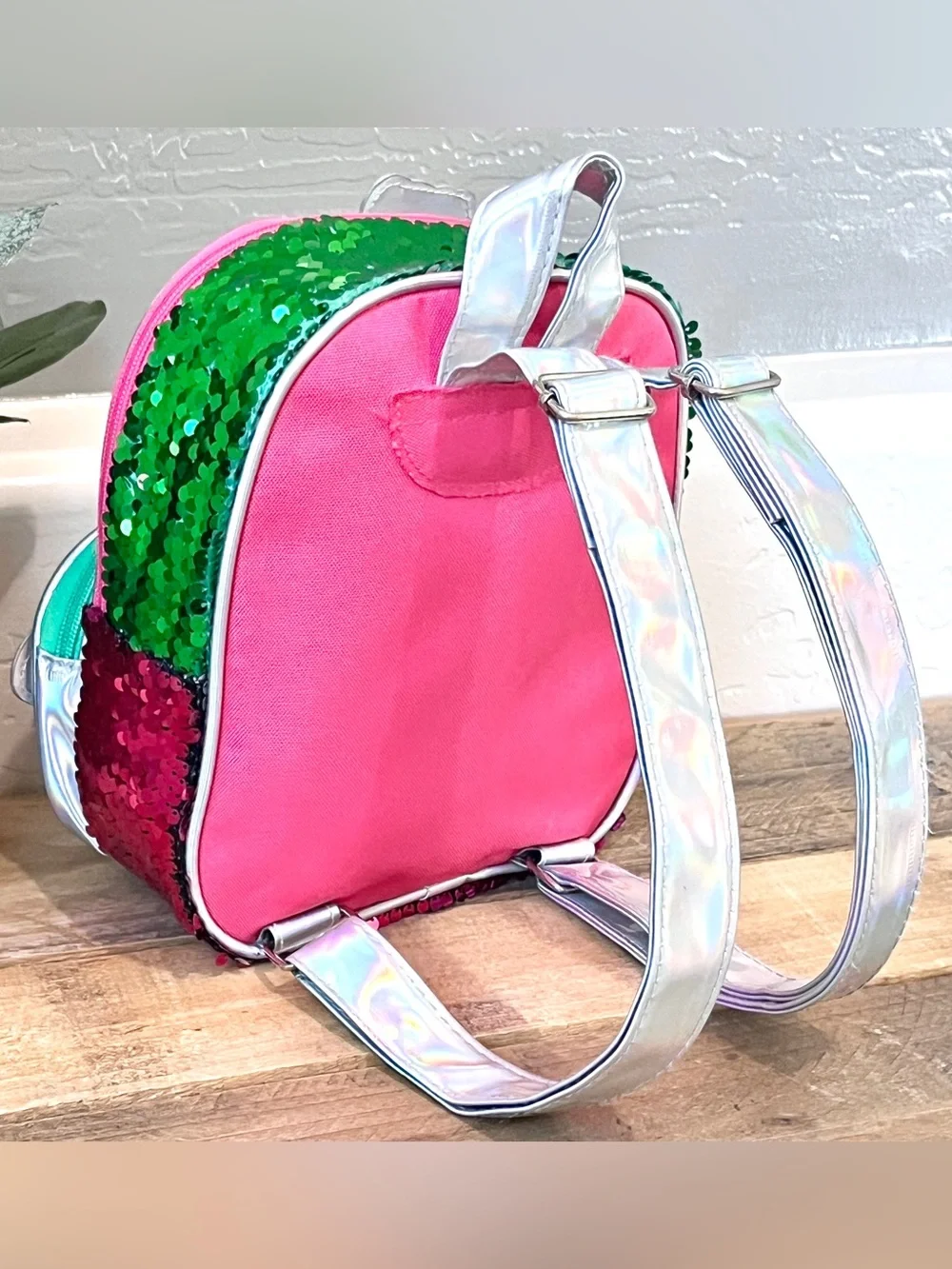 Wicked Movie Glinda Elphaba Sequin Micro Mini Backpack Purse